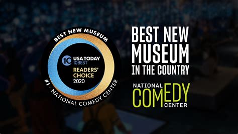 national comedy center named best new museum in the country by usa today national comedy