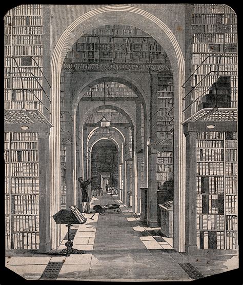 The British Museum The Incunabula Room Of The Library With A Member