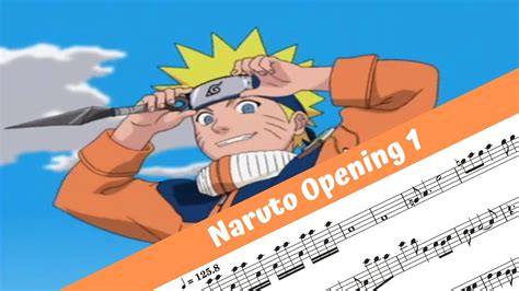 Naruto Opening 1 Flute Youtube