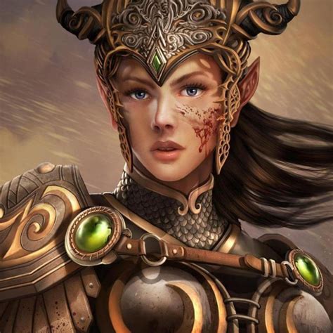 Download 1080x1080 Wallpaper Mythology Fantasy Female Elf Warrior