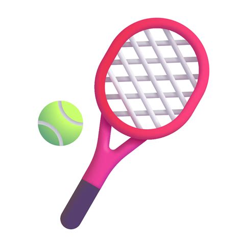 Tennis 3d Icon Fluentui Emoji 3d Iconpack Microsoft