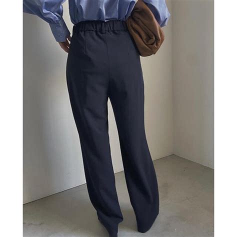 Tuck Straight Pants Blog Knak Jp