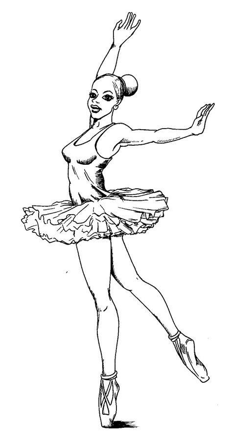 Bailarinas Ballet 007 Dibujos Y Juegos Para Pintar Y Colorear Kulturaupice