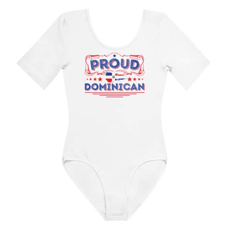 proud dominican women s short sleeve bodysuit irep dominican republic