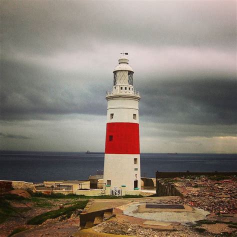 Europa Point Lighthouse Gibraltar Built In 1841 And Sits At The