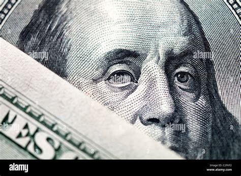 Close Up Of One Hundred Dollar Bill Stock Photo Alamy