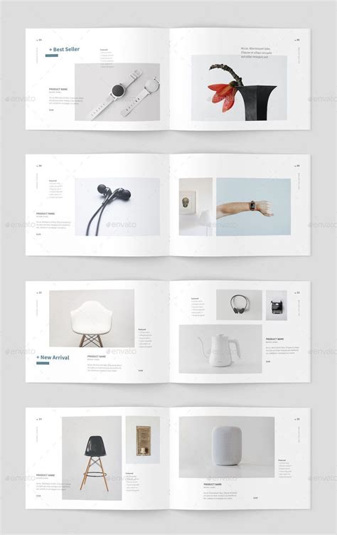 Minimal Product Brochurecatalog Catalog Design Inspiration Product