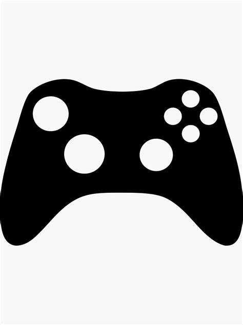 Xbox Controller Logo Sticker For Sale By Art Vand3lay Redbubble