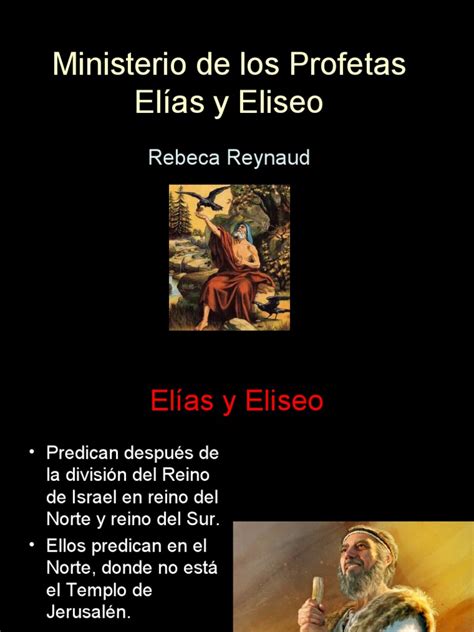 01 Elias Y Eliseopdf Elijah Pueblo Bíblico