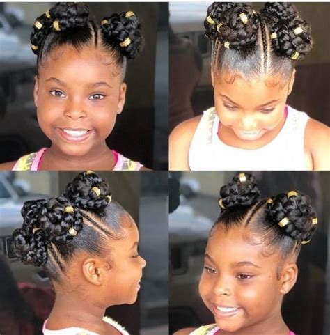 Use a toothbrush with styling gel to control the edges i.e., baby hair. 10 Holiday Hairstyles For Natural Hair Kids Your Kids Will Love 💝 | Coils & Glory