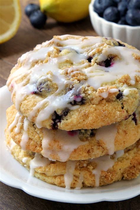 I may be a chocoholic but these cookies got me from the first bite. Blueberry Muffin Top Cookies - My Baking Addiction