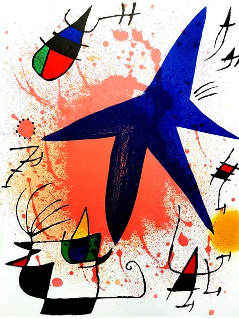 Joan Miró Joan Miro Original Abstract Lithograph At 1stdibs Joan