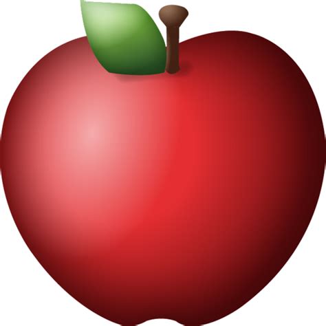 Download Red Apple Emoji Emoji Island