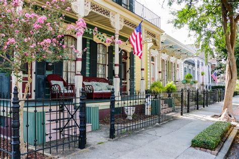 Front Of House In New Orleans Stock Image Image Of Exterior House