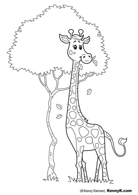 Dibujos Para Colorear Jirafa - Dibujos Para Dibujar