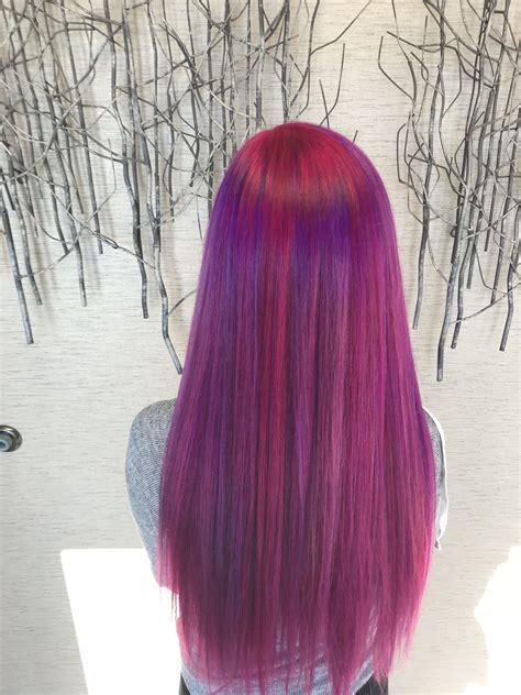 Magenta And Lavender Hair Hair Done By Lindsey Gonzales Lavender