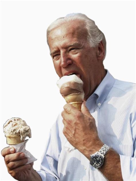 Joe Biden Ice Cream King T Shirt By Jessicarachel
