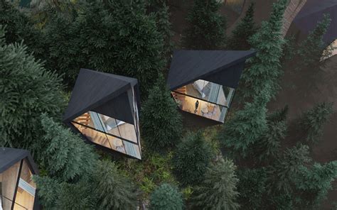 Architect Designs Sustainable Futuristic Tree Houses In