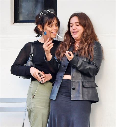 Jenna Ortega 20 Ripped After Shes Caught Smoking Cigarettes In New