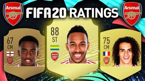 Official Fifa 20 Arsenal Ratings Willock Only 67 Ovr Youtube