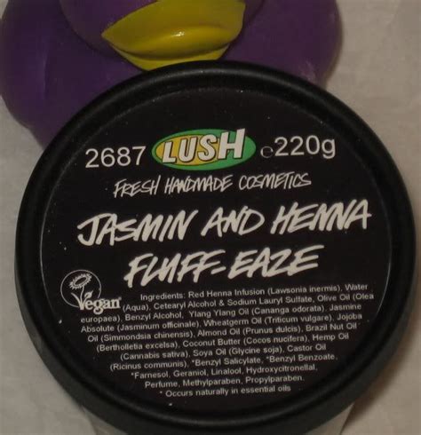 The Lush Wiki Jasmine And Henna Fluff Eaze Hair Treatment