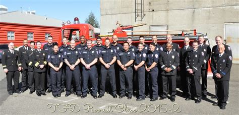 Tacoma Fire Department Recruit Firefighters Celebrate Milestone