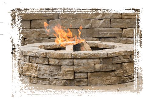 Round Fire Pit - Peerless Hardscapes - Saint Albans, WV png image