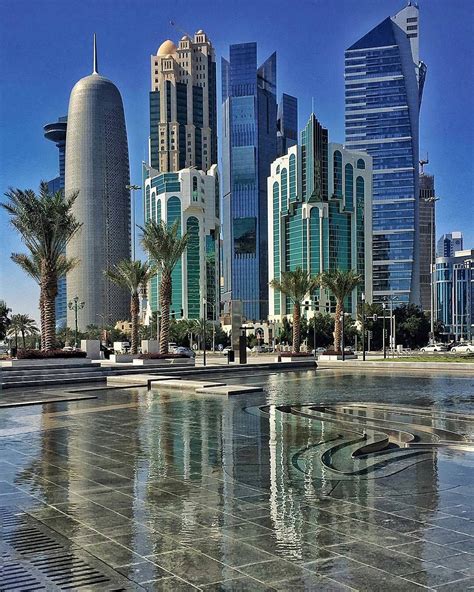 Qatar Skyline Wallpapers Top Free Qatar Skyline Backgrounds