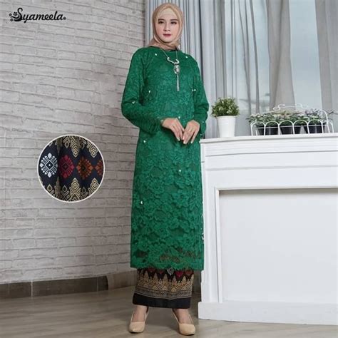 Jual Premium Baju Muslim Dress Pesta Baju Kurung Modern Kebaya Modern
