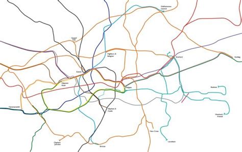A New Geographically Accurate Tube Map Londonist Lond