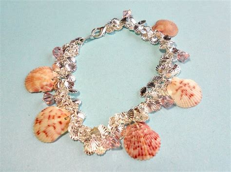 Del S Shells New Seashell Charm Bracelets Seashell Jewelry Diy
