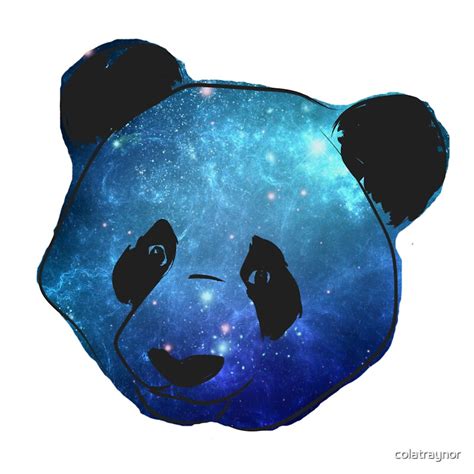 Galaxy Panda Digital Art Stickers By Colatraynor Redbubble