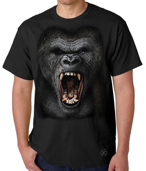 Gorilla Roar T Shirt Back Alley Wear