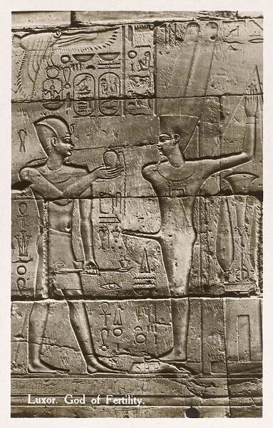 Luxor Temple Complex Egypt Min The God Of Fertility Date