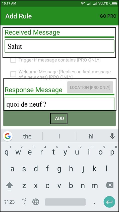 Comment Envoyer Une Réponse Automatique Au Message Whatsapp Dans