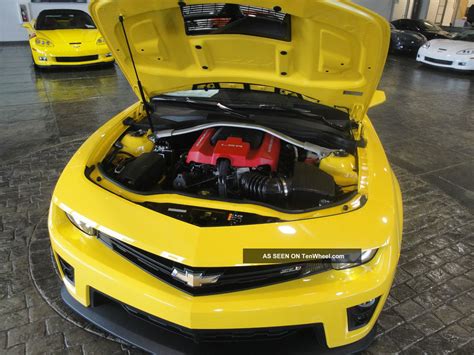 2013 Rally Yellow Supercharged Camaro Zl1 Automatic Carbon Fiber Below Msrp