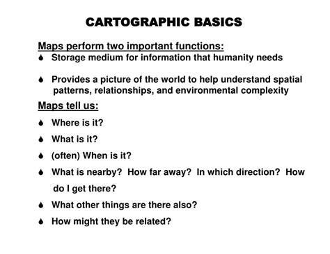 The Foundation Of Cartography Exploring The Base Map Chm