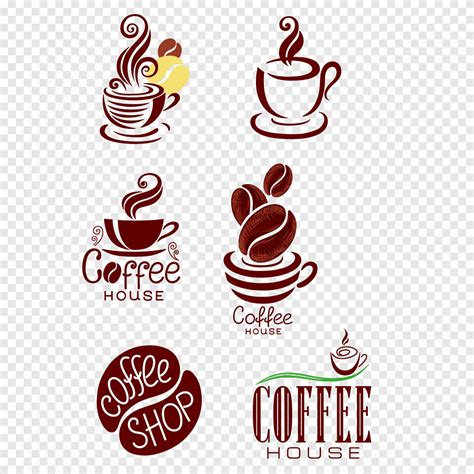 Six Coffee Icons Coffee Cafe Espresso Latte Macchiato Tea Coffee Logo