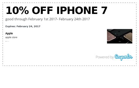 Apple Coupon 10 Off Iphone 7 Couponler