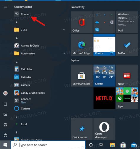 Add Miracast Wireless Display To Windows 10 And Install Connect App