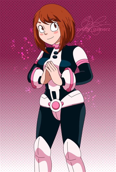 My Hero Academia Uravity By Prettyxthexartist On Deviantart