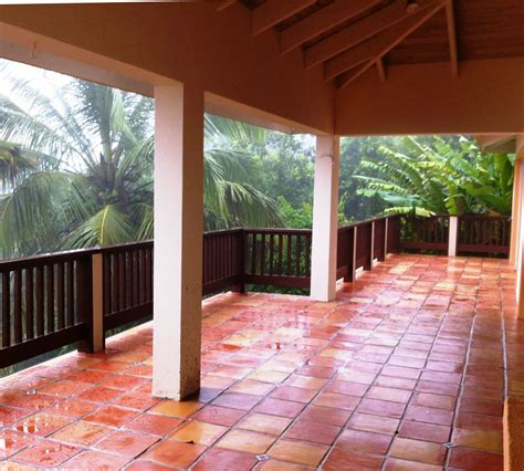 Beautiful Traditional Saltillo Covers This Outdoor Patio Located In St