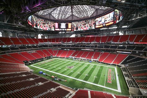 Georgia state does not have a stadium suit for fcs/fbs football. Mercedes-Benz Stadium, Atlanta Falcons football stadium ...