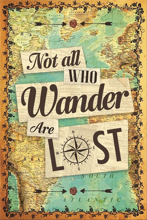 Top 10 Not All Wander Are Lost Wall Decor Home Preview