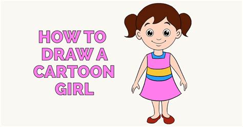 Free step by step easy drawing lessons, you can learn from our online video tutorials and draw your favorite characters in minutes. How to Draw a Cartoon Girl in a Few Easy Steps | Easy Drawing Guides