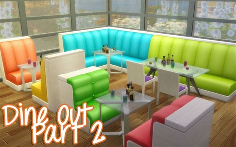 Sims 4 Cc Custom Content Clutter Decor Furniture Dine Out Part 2