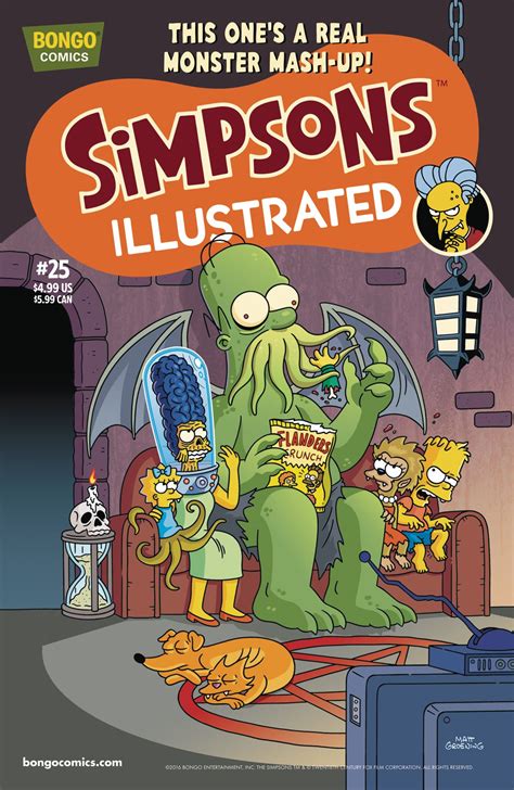 Comics Review Simpsons Illustrated 25 Bubbleblabber Simpsons Cartoon Simpsons Drawings