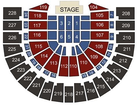 Cox Pavilion Las Vegas Nv Seating Chart And Stage Las Vegas Theater