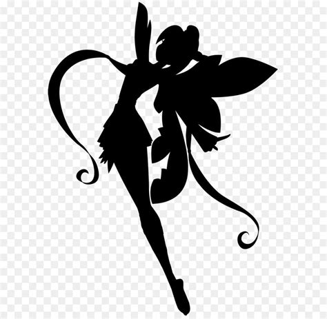 Silhouette Fairy Clip Art Butterfly Fairy Png Download 500500