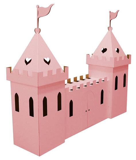Paint Your Own Cardboard Princess Castle By Green Rabbit